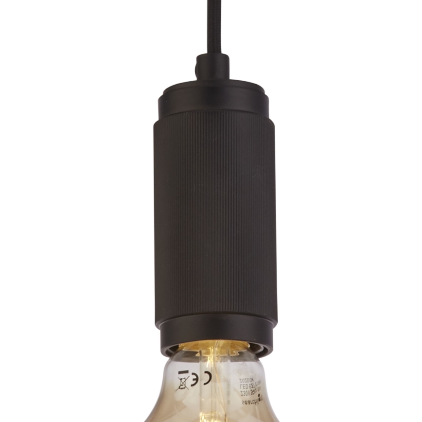 Searchlight - Κρεμαστό φωτιστικό με καλώδιο SUSPENSION 1xE27/60W/230V μαύρο
