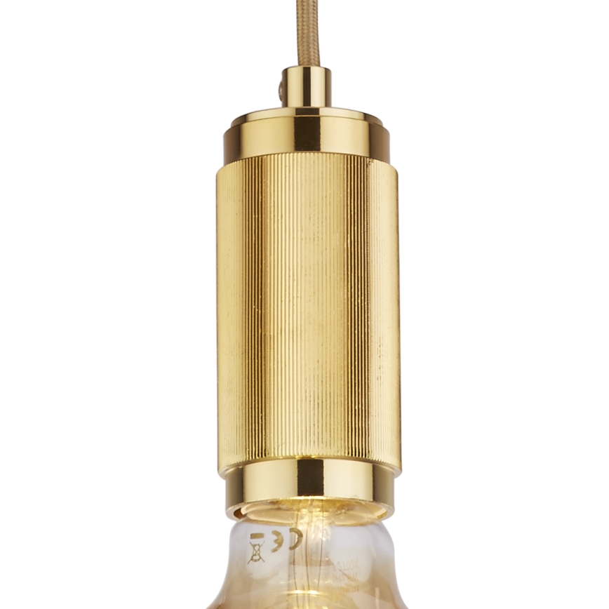 Searchlight - Κρεμαστό φωτιστικό σε καλώδιο SUSPENSION 1xE27/60W/230V χρυσό