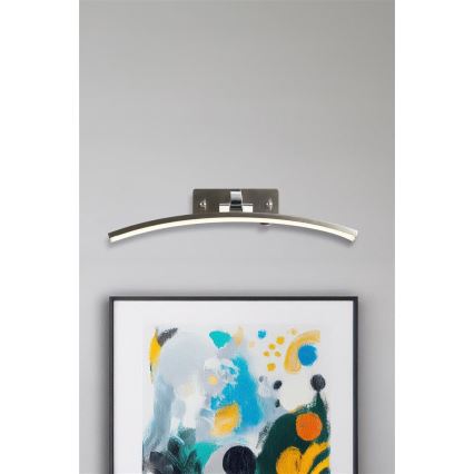 Searchlight - LED φωτιστικό για πίνακες SANTORINI LED/10,88W/230V ασημί