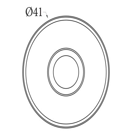 Searchlight - Ρυθμιζόμενο LED φωτιστικό οροφής LUMADISC LED/20W/230V διάμ. 41 cm