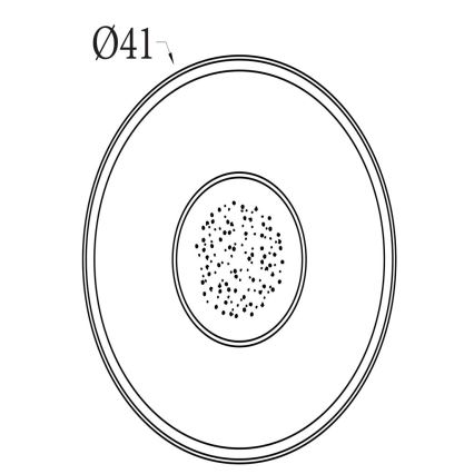 Searchlight - Ρυθμιζόμενο LED φωτιστικό οροφής LUMADISC LED/20W/230V, διάμ. 41 cm