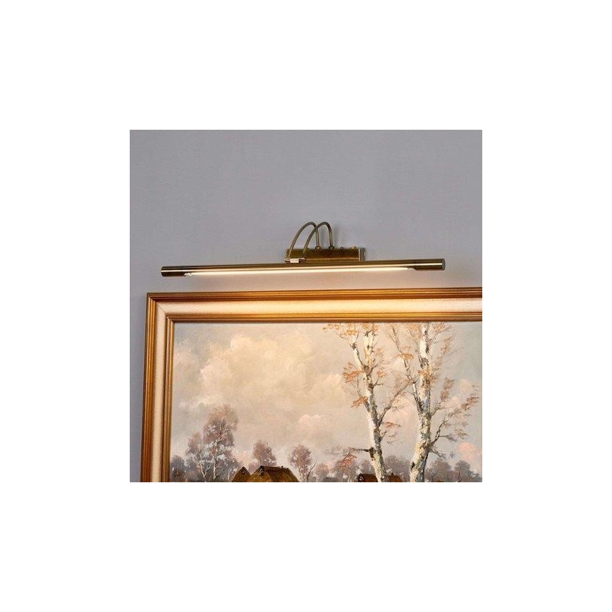 Searchlight - Φως εικόνας LED LED/14W/230V ορείχαλκος