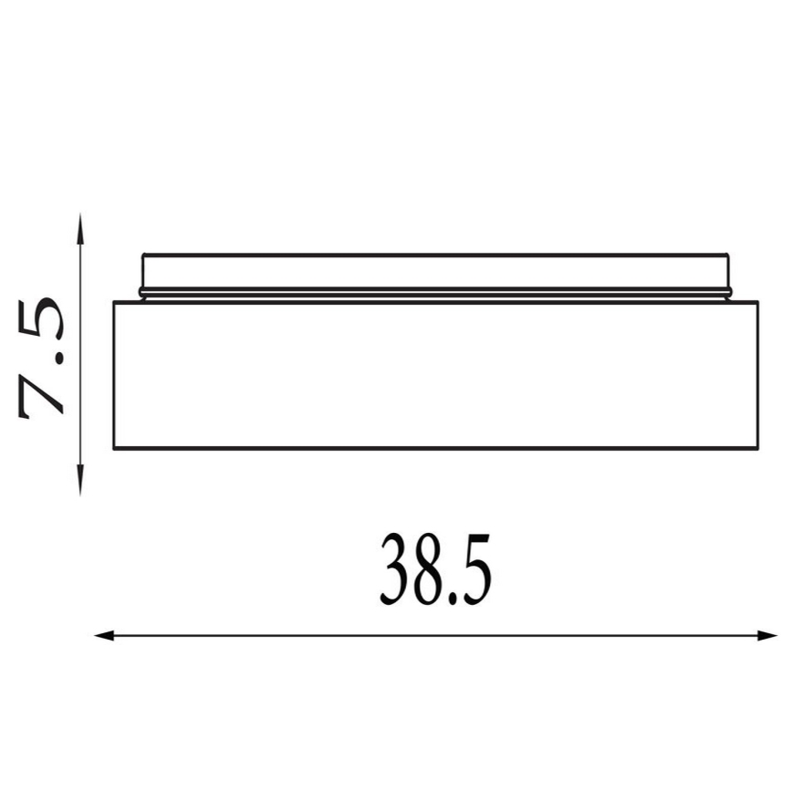 Searchlight - Ρυθμιζόμενο LED φωτιστικό οροφής POLKA LED/24W/230V + LED/6W Ø 38,5 cm μαύρο