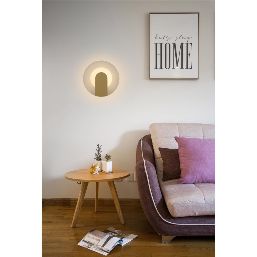 Searchlight - LED Επιτοίχιο φωτιστικό TARGET LED/7W/230V χρυσό