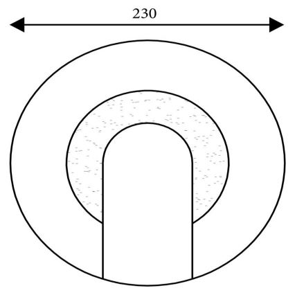 Searchlight - LED Επιτοίχιο φωτιστικό TARGET LED/7W/230V χρυσό