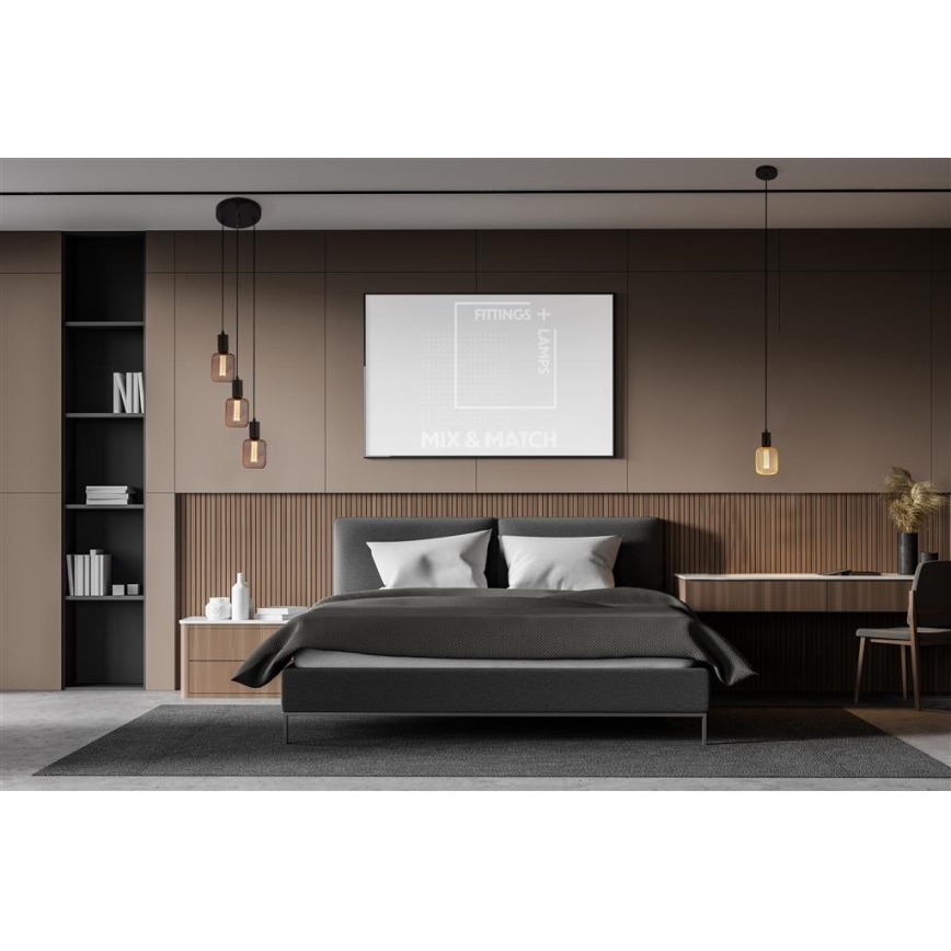 Searchlight - Πολύφωτο σε σχοινί SQUIGGLE 1xE27/60W/230V