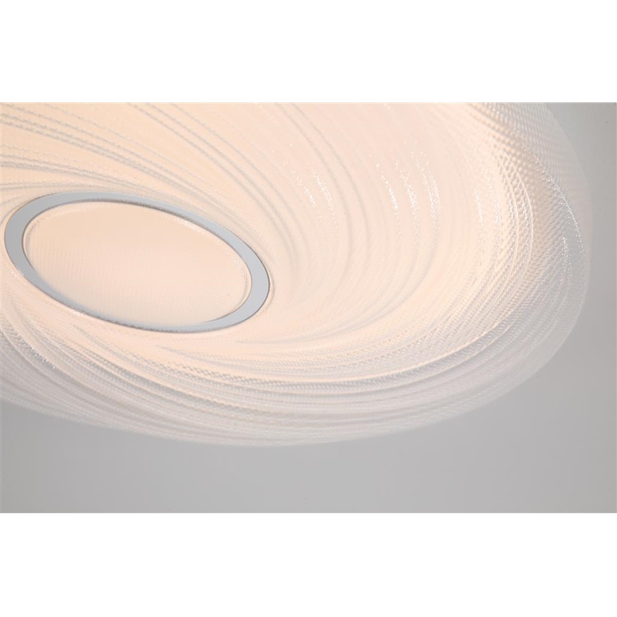 Searchlight - Φωτιστικό οροφής LED AURA, 24W/230V, Ø 38,5 cm, λευκό