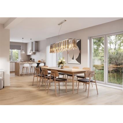 Searchlight - Πολύφωτο σε σχοινί CLARISSA 8xE14/40W/230V