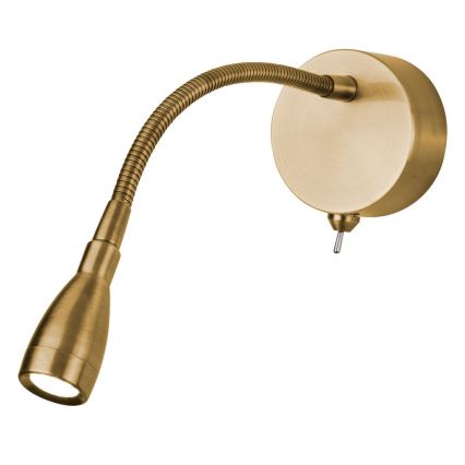 Searchlight - Επιτοίχιο σημειακό φωτιστικό LED FLEXY LED/0,8W/230V