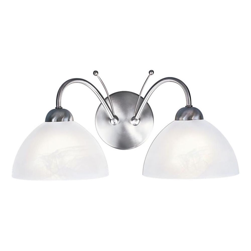 Searchlight - Λάμπα τοίχου MILANESE 2xE14/60W/230V ματ χρώμιο