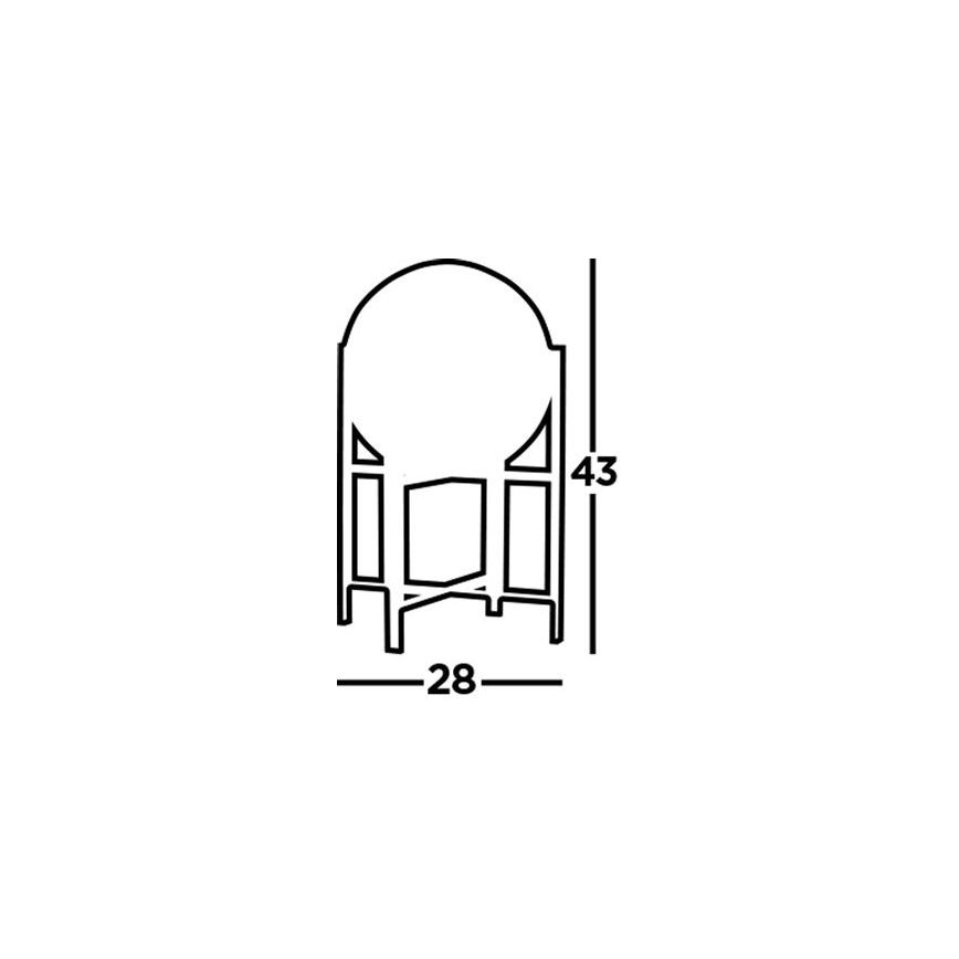 Searchlight - Επιτραπέζιο φωτιστικό AMSTERDAM 1xE27/60W/230V