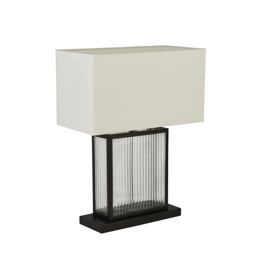 Searchlight - Επιτραπέζια λάμπα CLARENDON 1xE27/60W/230V μαύρο