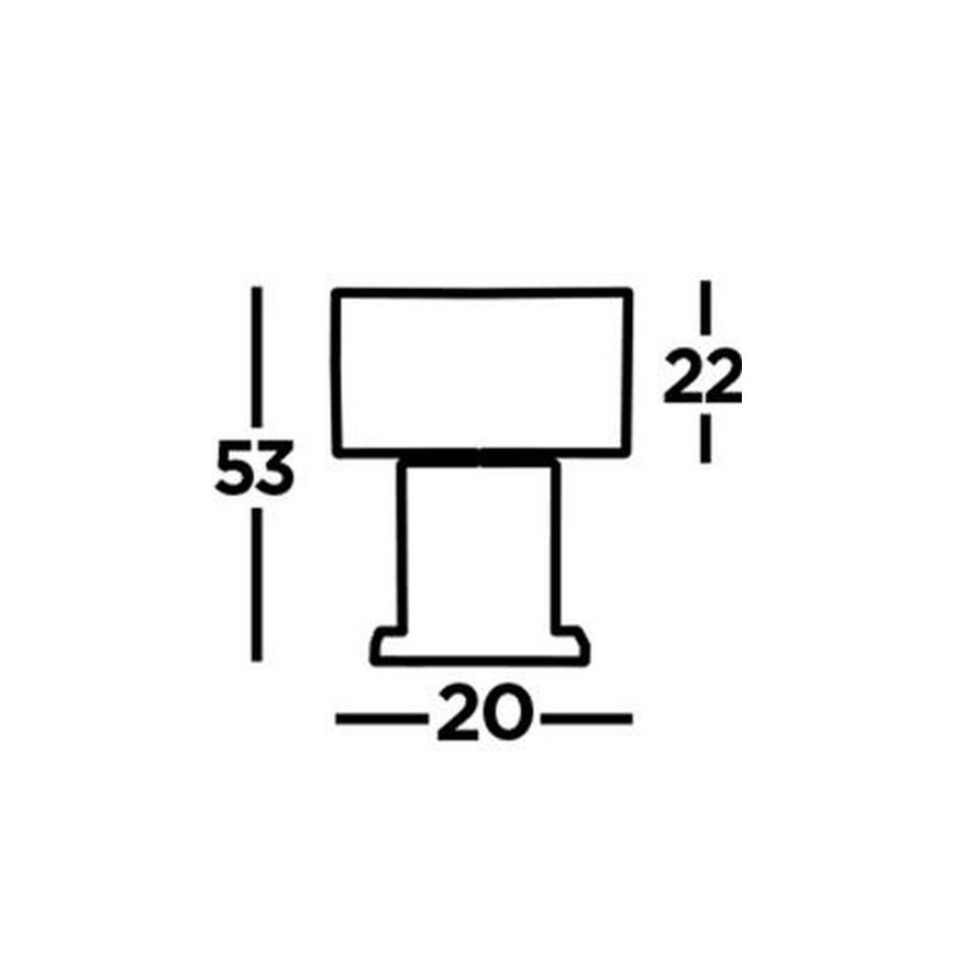 Searchlight - Επιτραπέζια λάμπα CLARENDON 1xE27/60W/230V μαύρο