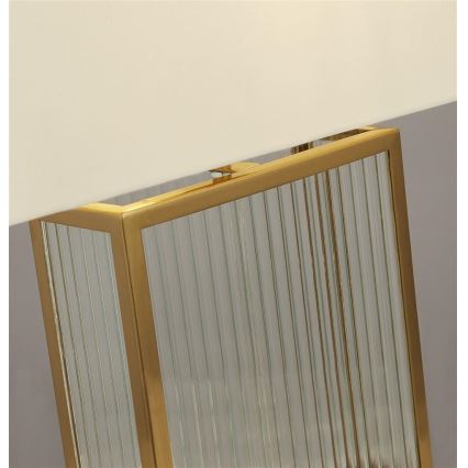 Searchlight - Επιτραπέζια λάμπα CLARENDON 1xE27/60W/230V ορείχαλκος