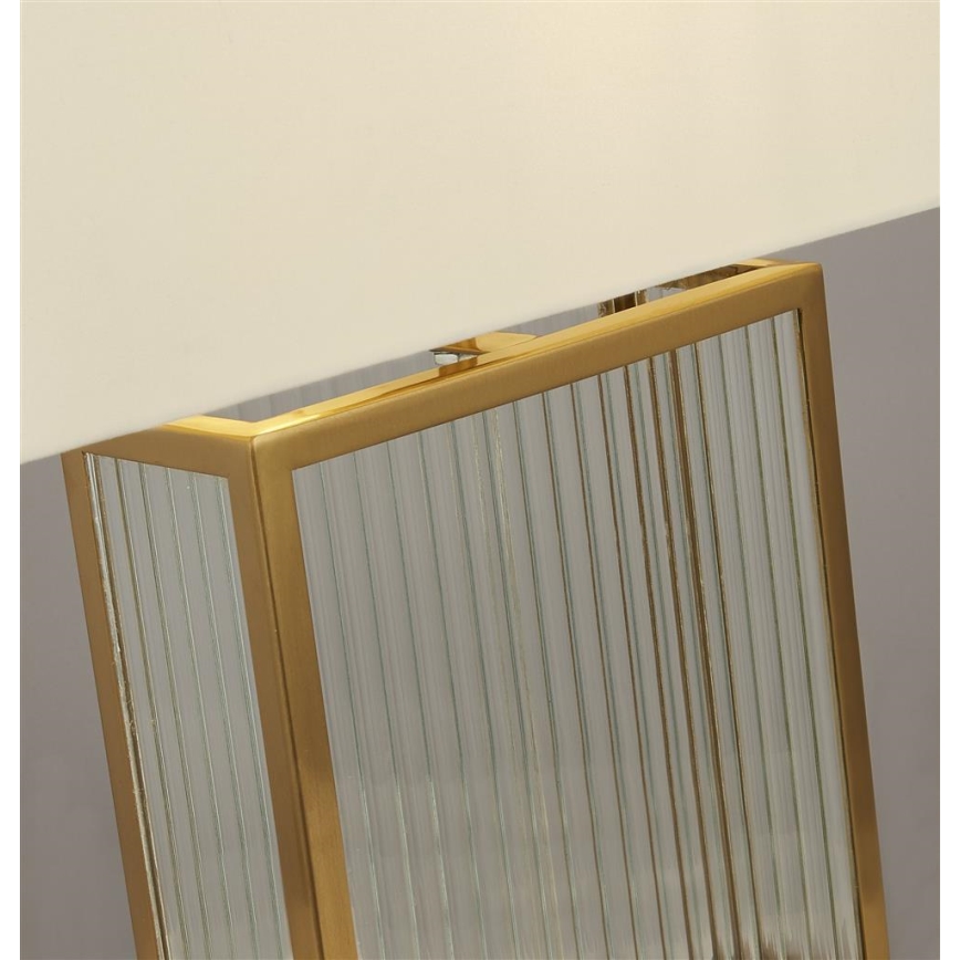 Searchlight - Επιτραπέζια λάμπα CLARENDON 1xE27/60W/230V ορείχαλκος