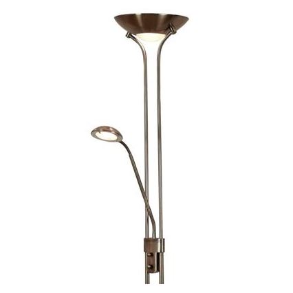 Searchlight - Ρυθμιζόμενο LED επιδαπέδιο φωτιστικό MOTHILD LED/18W + LED/5W/230V