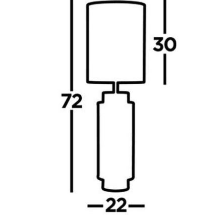 Searchlight - Επιτραπέζια λάμπα FLASK 1xE27/60W/230V πράσινο