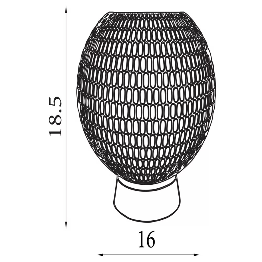 Searchlight - Επιτραπέζιο φωτιστικό LED MILA LED/0,6W/3xAAA καφέ