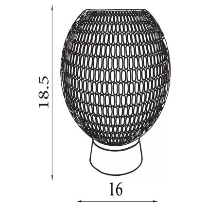 Searchlight - Επιτραπέζιο LED φωτιστικό MILA LED/0,6W/3xAAA πράσινο