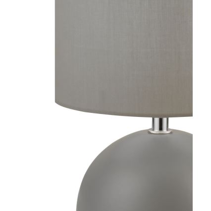 Searchlight - Επιτραπέζια λάμπα 1xE14/10W/230V γκρι