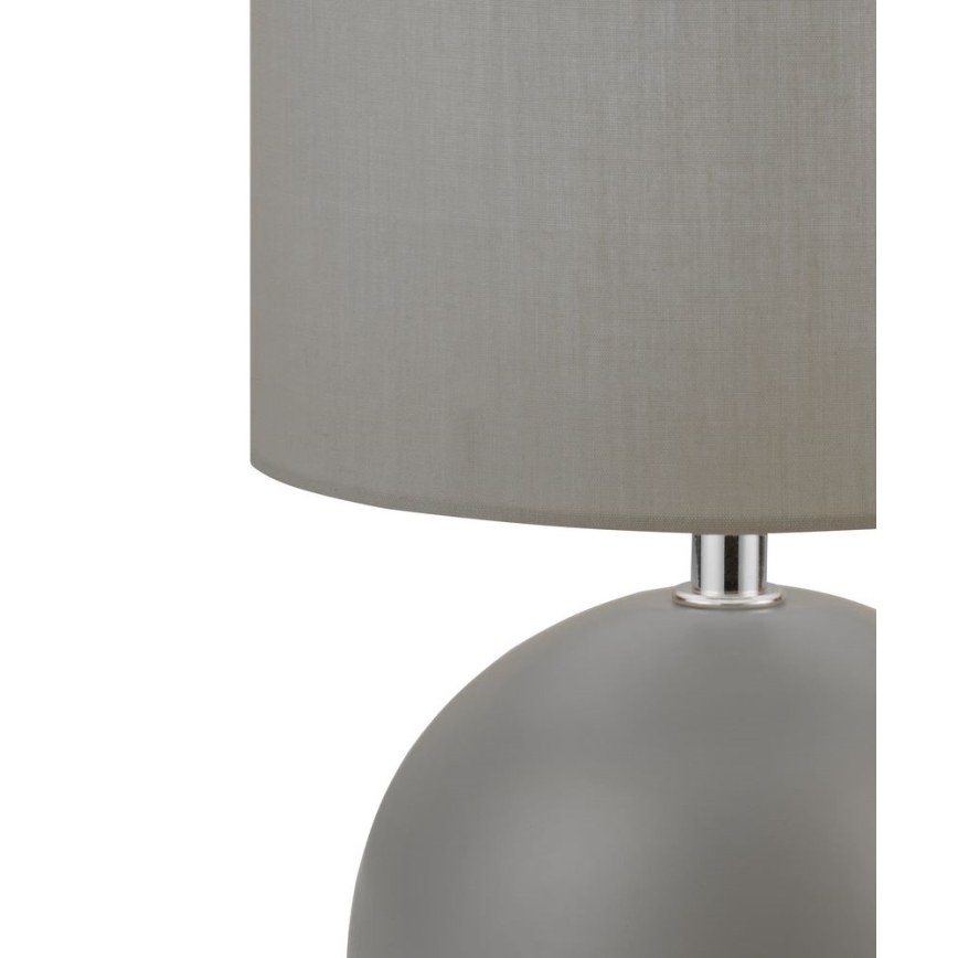 Searchlight - Επιτραπέζια λάμπα 1xE14/10W/230V γκρι