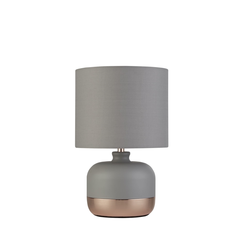 Searchlight - Επιτραπέζια λάμπα 1xE14/7W/230V γκρι