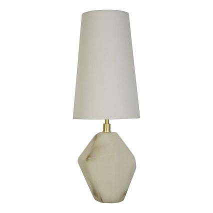 Searchlight - Επιτραπέζιο φωτιστικό APEX 1xE27/60W/230V λευκό/γκρι