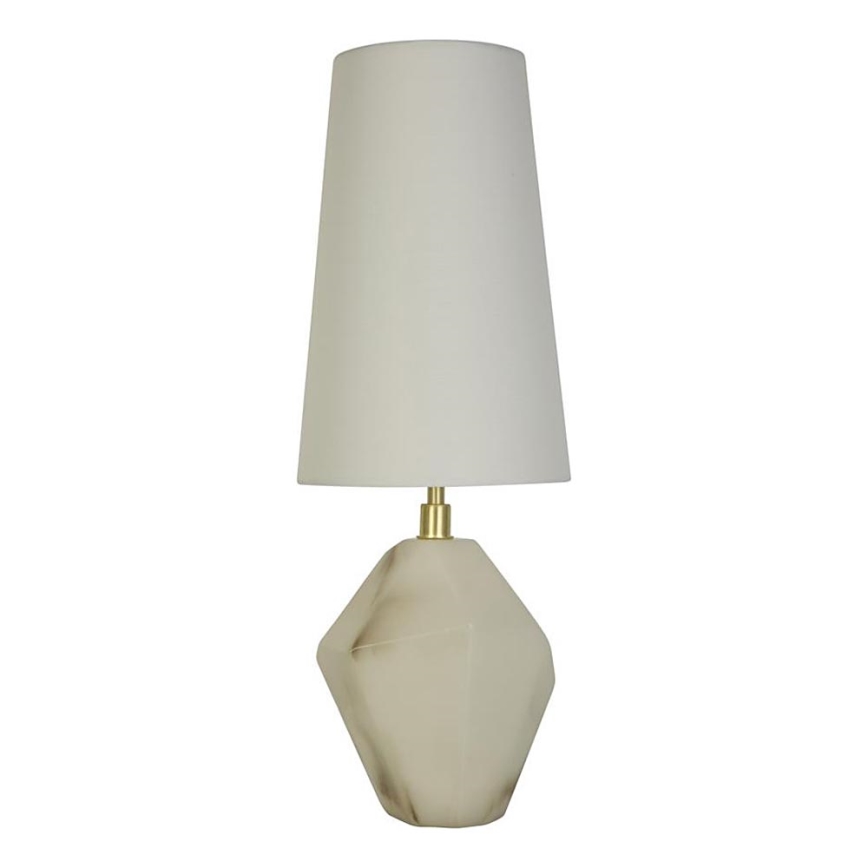 Searchlight - Επιτραπέζιο φωτιστικό APEX 1xE27/60W/230V λευκό/γκρι