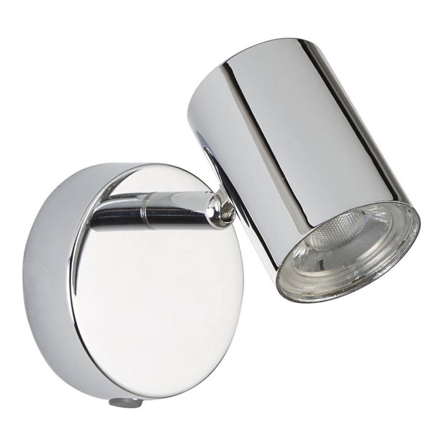 Searchlight - Φωτιστικό σποτ τοίχου LED ROLLO 1xLED/4W/230V γυαλιστερό χρώμιο