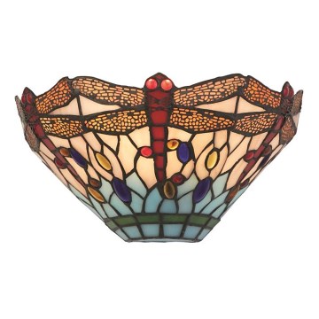 Searchlight - Φωτιστικό τοίχου Tiffany DRAGONFLY 1xE14/60W/230V