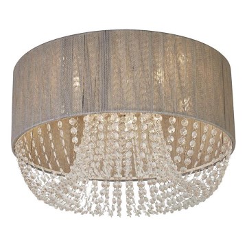 Searchlight - Φωτιστικό οροφής BELLANO 5xG9/7W/230V Ø 50 cm γκρι