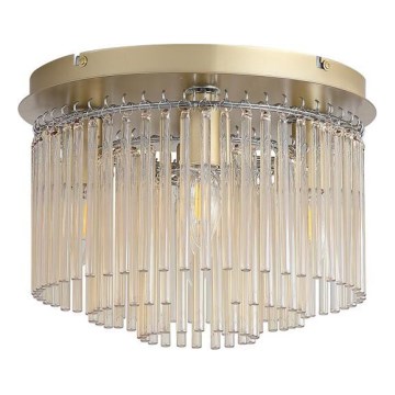 Searchlight - Φωτιστικό οροφής SWIZZLE 5xE14/60W/230V Ø 32 cm, χρυσό