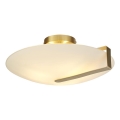 Searchlight - Φωτιστικό οροφής SUNDIAL 3xE27/40W/230V χρυσό