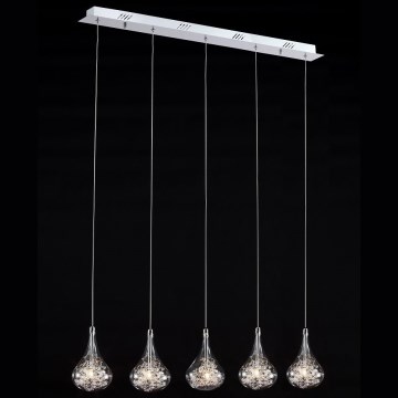 Searchlight - Κρεμαστό φωτιστικό οροφής 5xG4/20W/230V