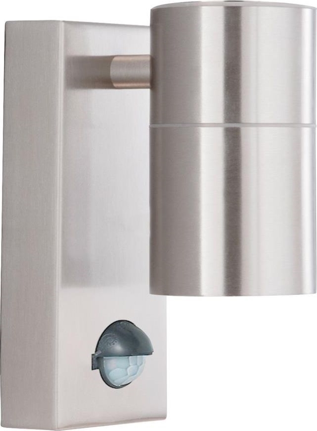 Searchlight - LED Φωτιστικό τοίχου εξωτερικού χώρου με αισθητήρα METRO 1xGU10/3W/230V IP44