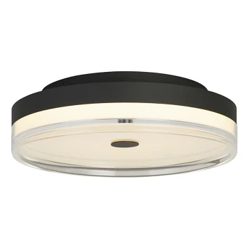 Searchlight - LED φωτιστικό οροφής CYPRUS LED/29W/230V Ø 40 εκ. μαύρο