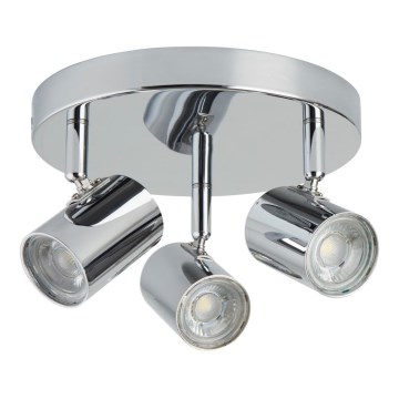 Searchlight - LED Σποτ ROLLO 3xLED/4W/230V γυαλιστερό χρώμιο