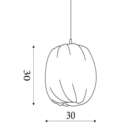 Searchlight - αμπαζούρ SHADE B22 E14/E27 Ø 30 cm κρεμ