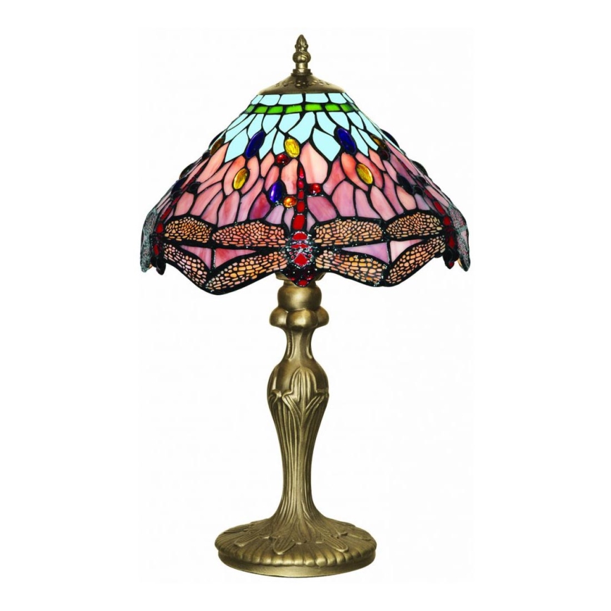 Searchlight - Επιτραπέζιο φωτιστικό Tiffany DRAGONFLY 1xE27/60W/230V