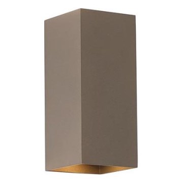 Searchlight - Επιτοίχιο φωτιστικό DON 2xGU10/10W/230V καφέ