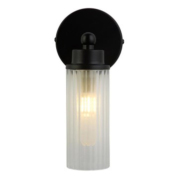 Searchlight - Επιτοίχιο φωτιστικό μπάνιου IMPERIAL 1xG9/7W/230V IP44 μαύρο