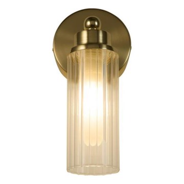 Searchlight - Επιτοίχιο φωτιστικό μπάνιου IMPERIAL 1xG9/7W/230V IP44 ορείχαλκος