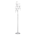 Searchlight - Επιδαπέδιο φωτιστικό SIMPLICITY 3xE14/60W/230V γυαλιστερό χρώμιο