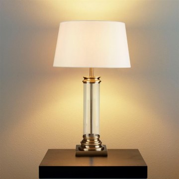 Searchlight - Επιτραπέζια λάμπα PEDESTAL 1xE27/60W/230V