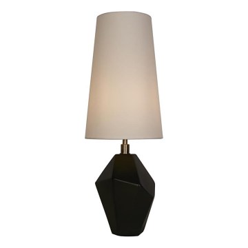 Searchlight - Επιτραπέζιο φωτιστικό APEX 1xE27/60W/230V μαύρο/γκρι