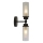 Searchlight - Επιτοίχιο φωτιστικό IMPERIAL 2xG9/33W/230V μαύρο