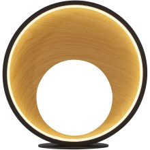 Searchlight - Επιτραπέζια λάμπα dimming LED CURIO LED/11W/230V καφέ