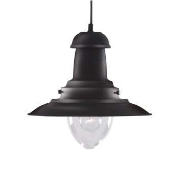 Searchlight - Κρεμαστό φωτιστικό με καλώδιο FISHERMAN 1xE27/60W/230V μαύρο