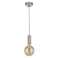 Searchlight - Κρεμαστό φωτιστικό με καλώδιο SUSPENSION 1xE27/60W/230V ασημί