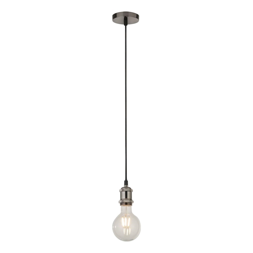 Searchlight - Κρεμαστό φωτιστικό με καλώδιο SUSPENSION 1xE27/60W/230V ασημί